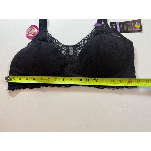 NWT Bali Comfort Revolution Lace Bra Size 20L Black Supportive Fit (bin DD192) - Picture 7 of 10